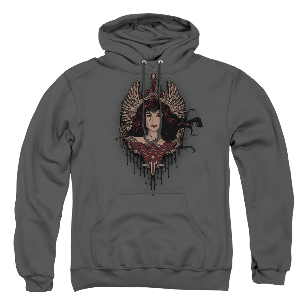 Batman v Superman Winged Goddess - Pullover Hoodie Pullover Hoodie Batman