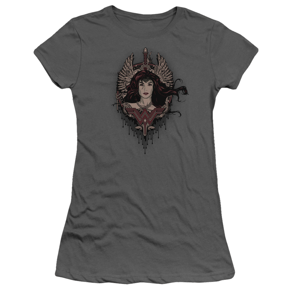 Batman v Superman Winged Goddess - Juniors T-Shirt Juniors T-Shirt Batman