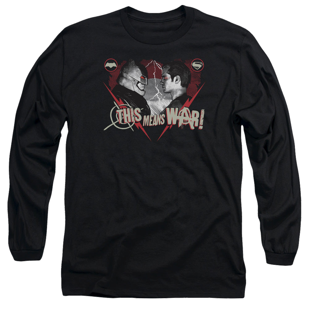 Batman v Superman This Means War - Men's Long Sleeve T-Shirt Men's Long Sleeve T-Shirt Batman