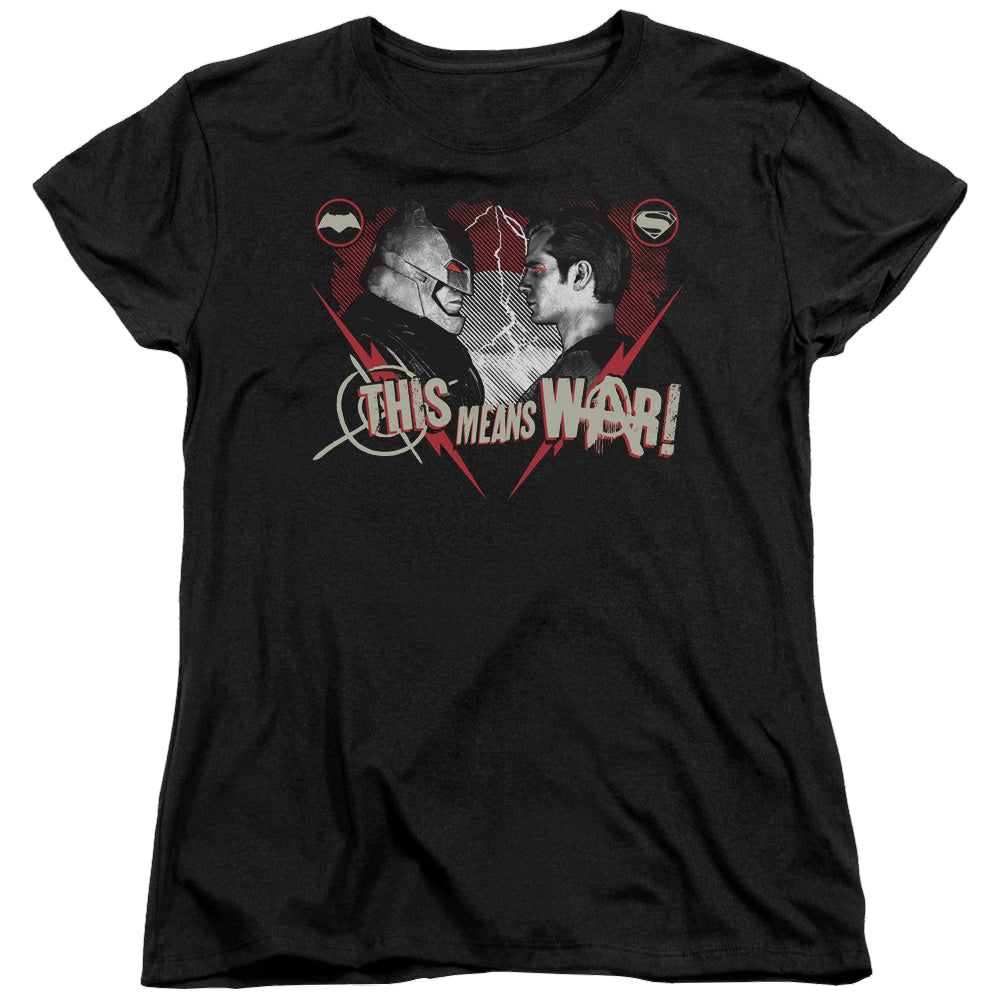 Batman v Superman This Means War - Women's T-Shirt Women's T-Shirt Batman