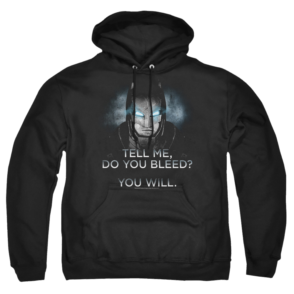 Batman v Superman Do You Bleed - Pullover Hoodie Pullover Hoodie Batman