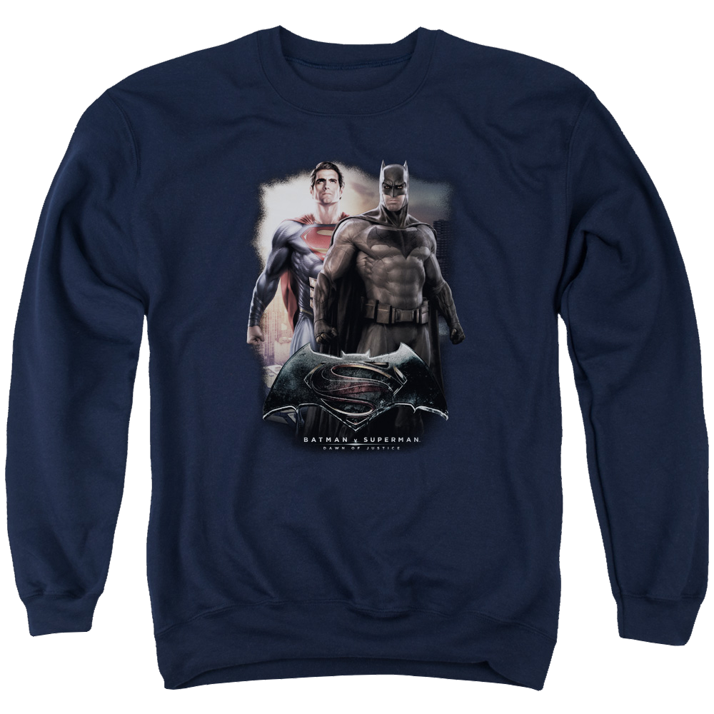 Batman v Superman Dawn - Men's Crewneck Sweatshirt Men's Crewneck Sweatshirt Batman