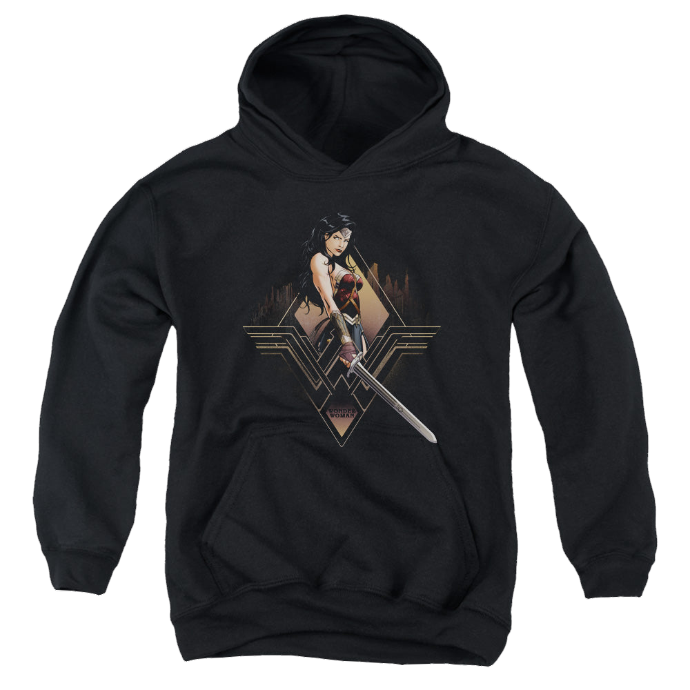 Batman v Superman City Girl - Youth Hoodie Youth Hoodie (Ages 8-12) Batman