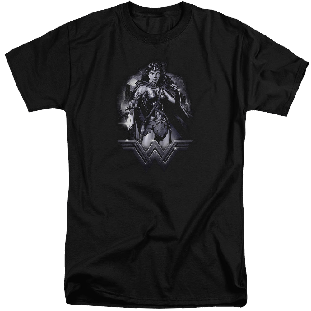 Batman v Superman Rainy Night - Men's Tall Fit T-Shirt Men's Tall Fit T-Shirt Batman