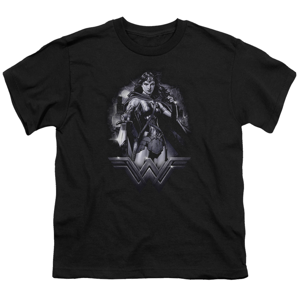 Batman v Superman Rainy Night - Youth T-Shirt Youth T-Shirt (Ages 8-12) Batman