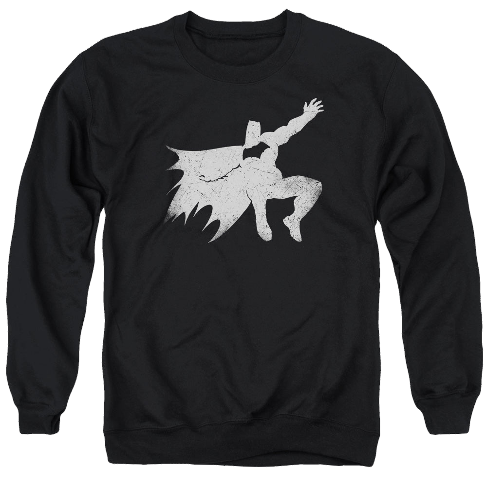 Batman v Superman Knight Silhouette - Men's Crewneck Sweatshirt Men's Crewneck Sweatshirt Batman