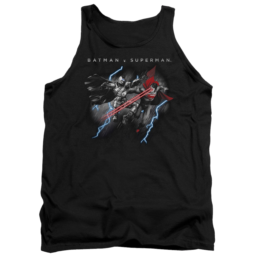 Batman v Superman Lightning Fight - Men's Tank Top Men's Tank Batman