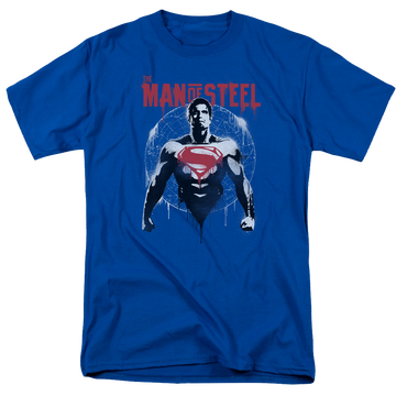 Royal men's regular fit t-shirt with Batman v Superman Super Spray graphic