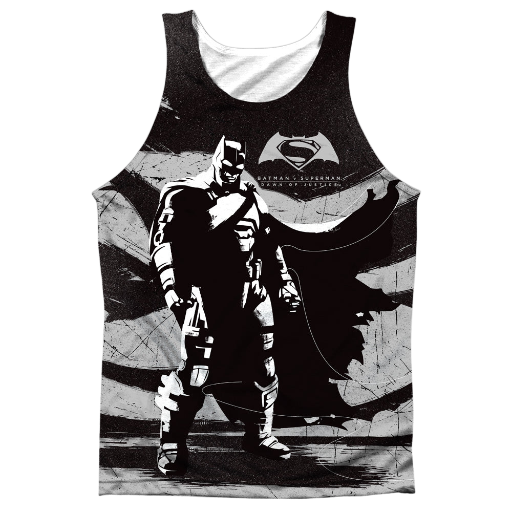 Batman v Superman Batman Contrast - Men's All Over Print Tank Top Men's All Over Print Tank Batman