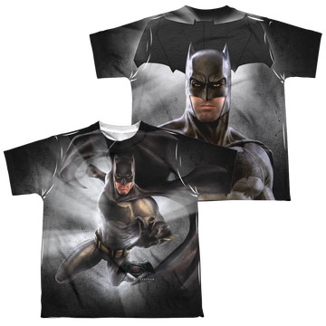 v Superman Batman Light youth all-over print t-shirt for ages 8 to 12