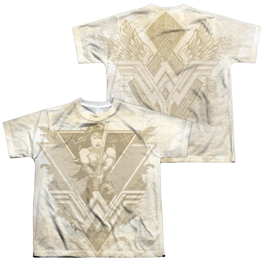 Batman v Superman Greek Goddess (Front/Back Print) - Youth All-Over Print T-Shirt Youth All-Over Print T-Shirt (Ages 8-12) Batman