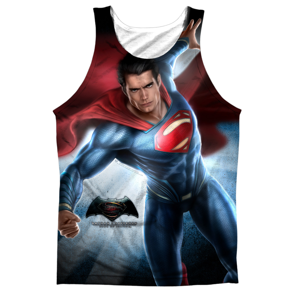 Batman v Superman Superman Light - Men's All Over Print Tank Top Men's All Over Print Tank Batman