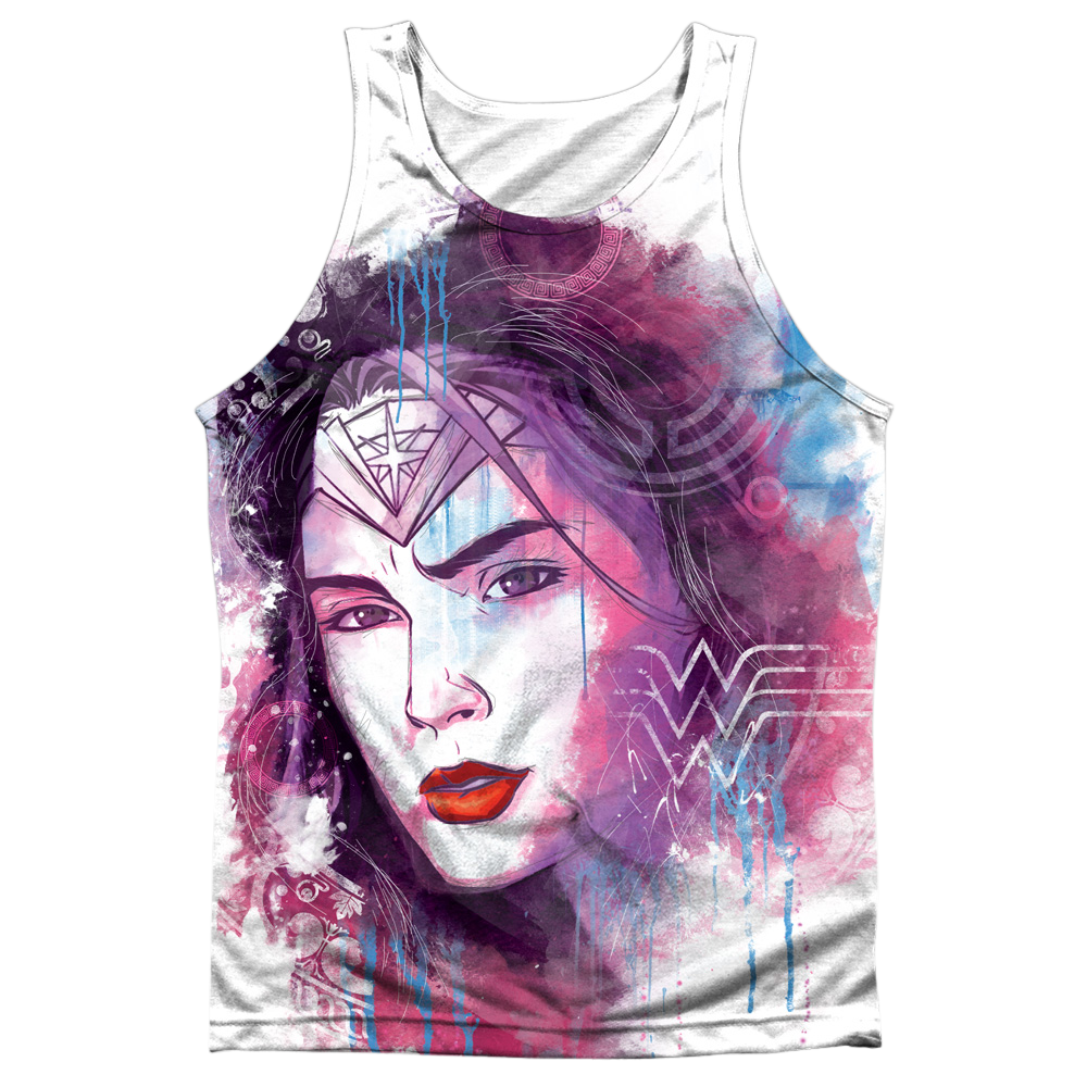 Batman v Superman Watercolor Wonder Sub - Men's All Over Print Tank Top Men's All Over Print Tank Batman