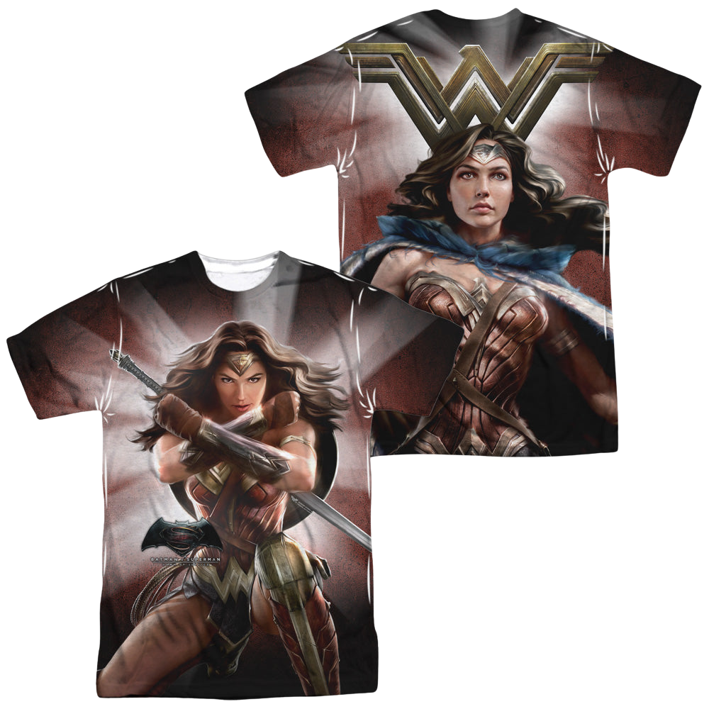 Batman v Superman Wonder Woman Light (Front/Back Print) - Men's All-Over Print T-Shirt Men's All-Over Print T-Shirt Batman