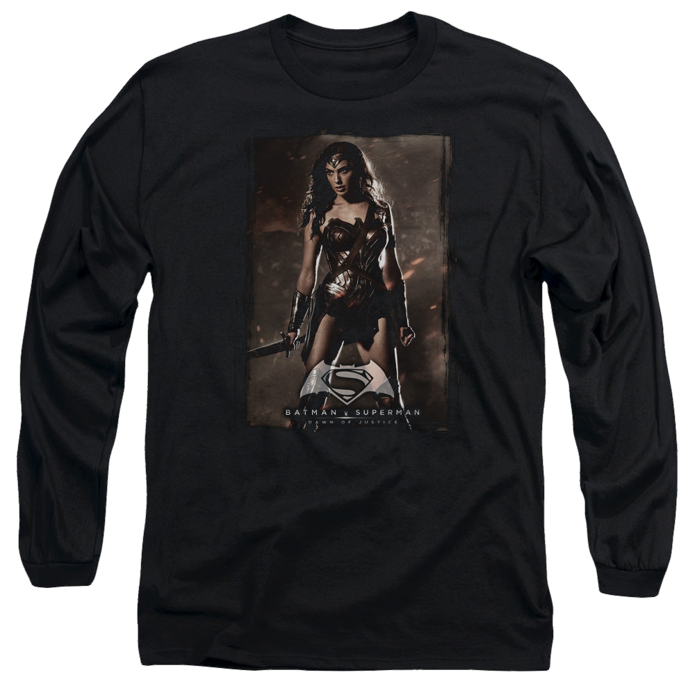 Batman v Superman Ww Poster - Men's Long Sleeve T-Shirt Men's Long Sleeve T-Shirt Batman