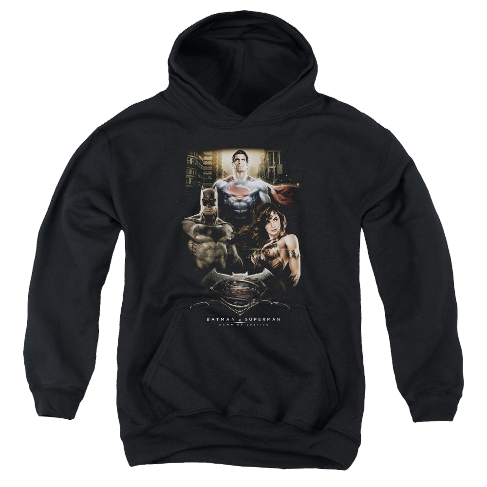 Batman v Superman Thre Three - Youth Hoodie Youth Hoodie (Ages 8-12) Batman