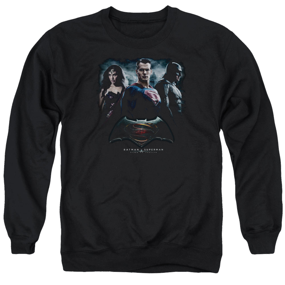Batman v Superman Batman V Superman The Crew - Men's Crewneck Sweatshirt Men's Crewneck Sweatshirt Batman