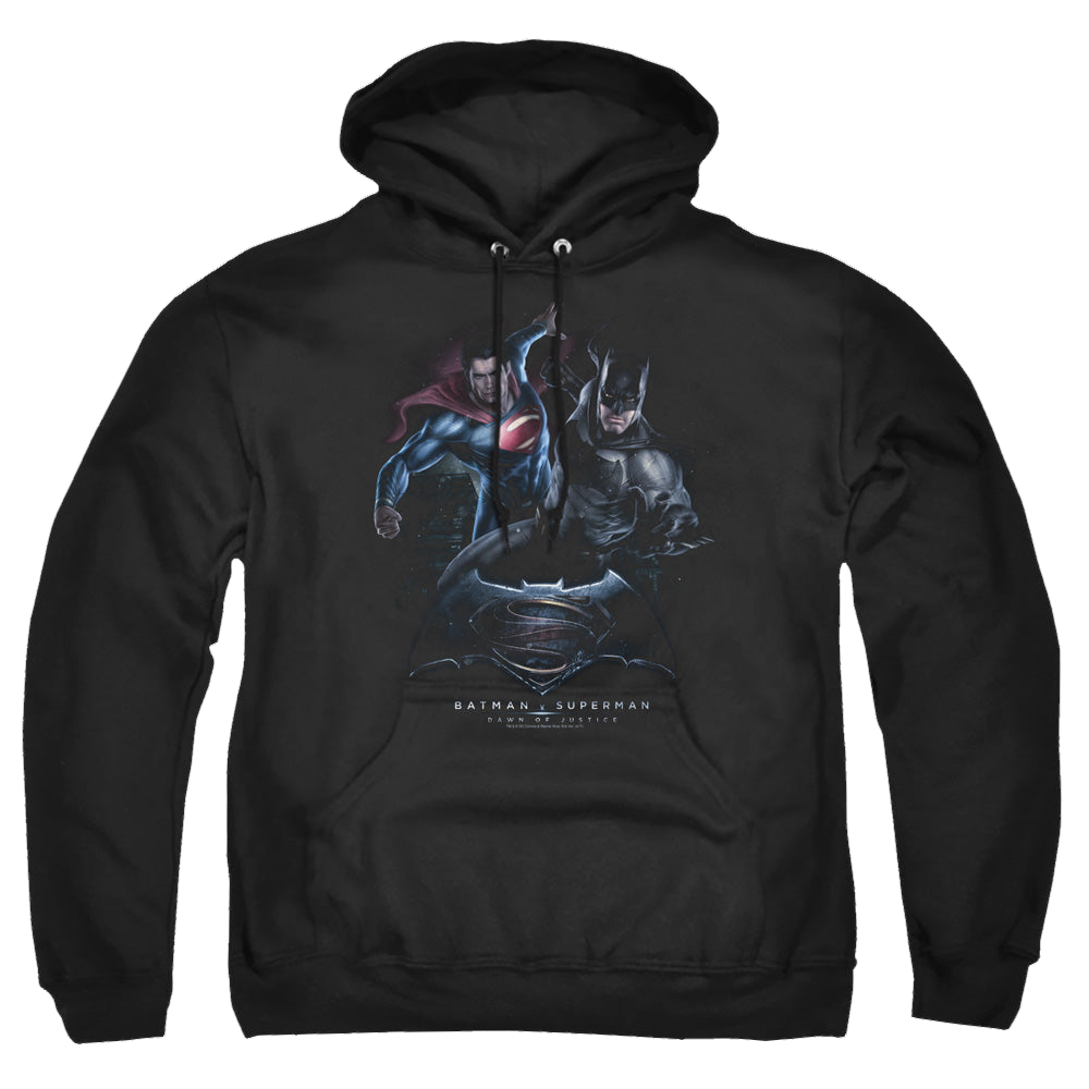 Batman v Superman Team Up - Pullover Hoodie Pullover Hoodie Batman