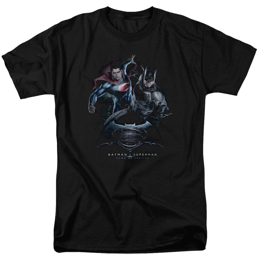 Batman v Superman Team Up - Men's Regular Fit T-Shirt Men's Regular Fit T-Shirt Batman