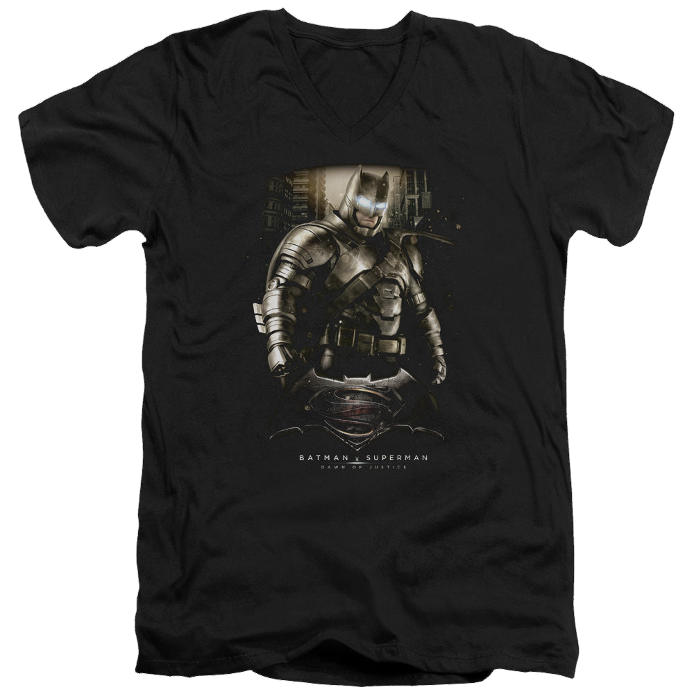 Batman v Superman Bats Ground Zero - Men's V-Neck T-Shirt Men's V-Neck T-Shirt Batman