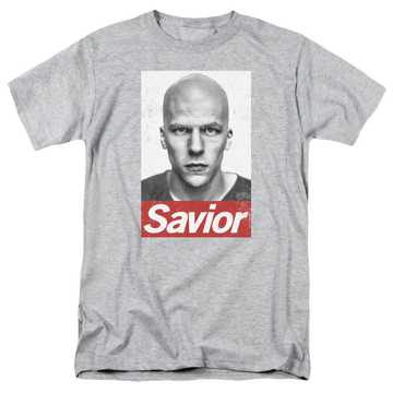 Athletic heather men's regular fit t-shirt with Batman v Superman Savior graphic