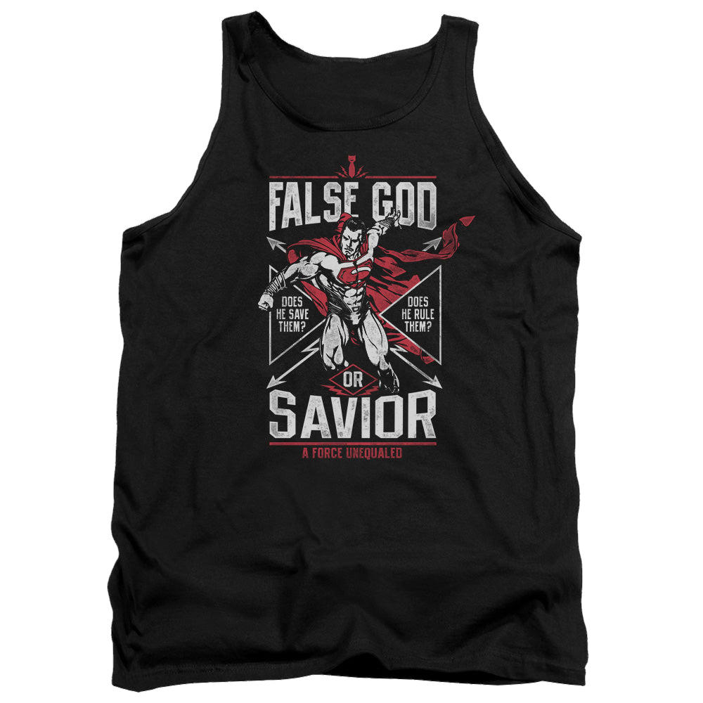 Batman v Superman False God Or Savior - Men's Tank Top Men's Tank Batman