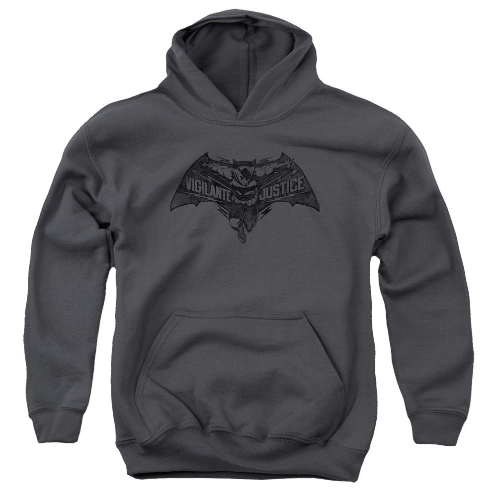 Batman v Superman Vigilante Justice - Youth Hoodie Youth Hoodie (Ages 8-12) Batman