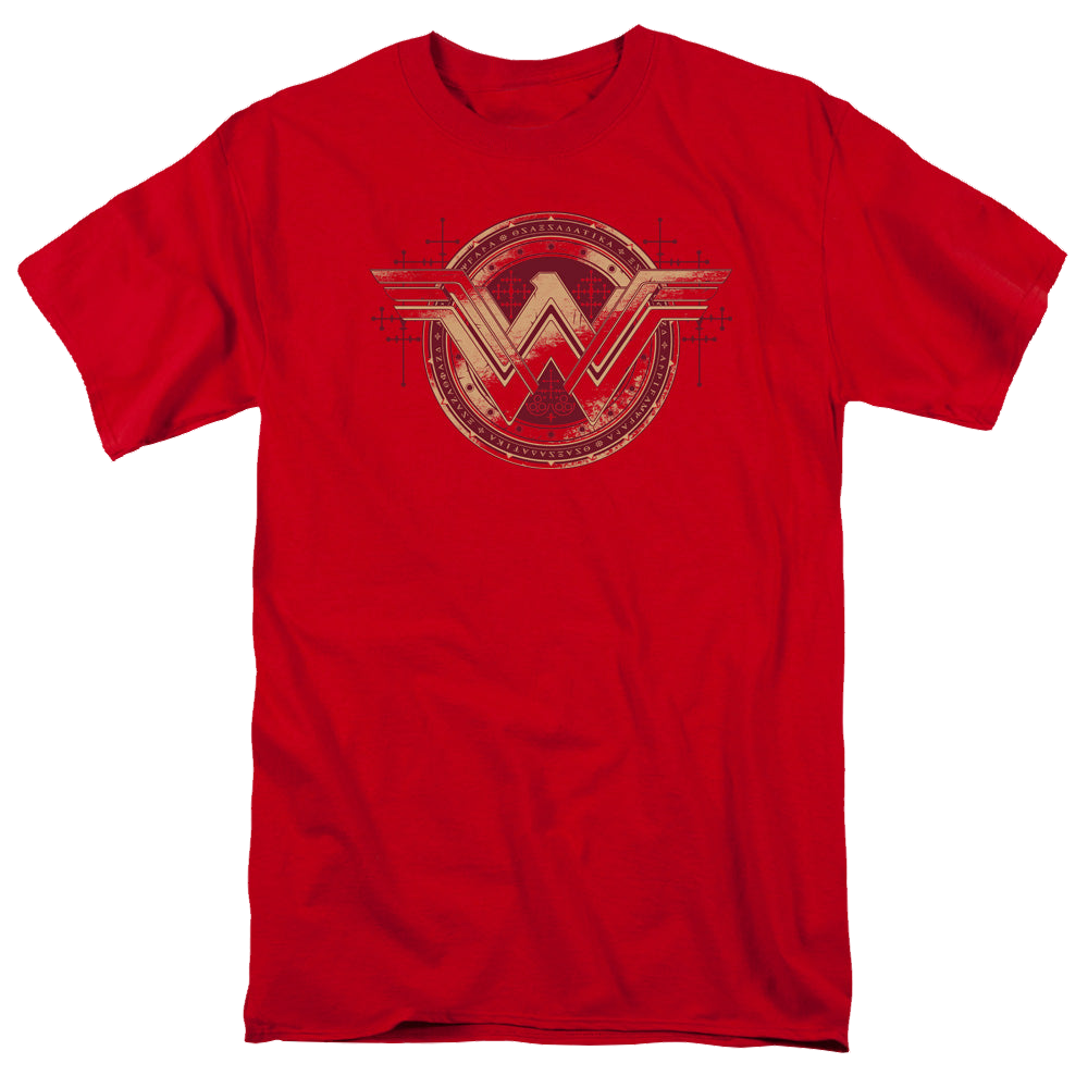Batman v Superman Wonder Shield - Men's Regular Fit T-Shirt Men's Regular Fit T-Shirt Batman