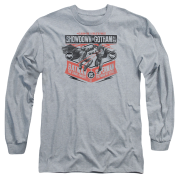 Batman v Superman Showdown In Gotham - Men's Long Sleeve T-Shirt Men's Long Sleeve T-Shirt Batman