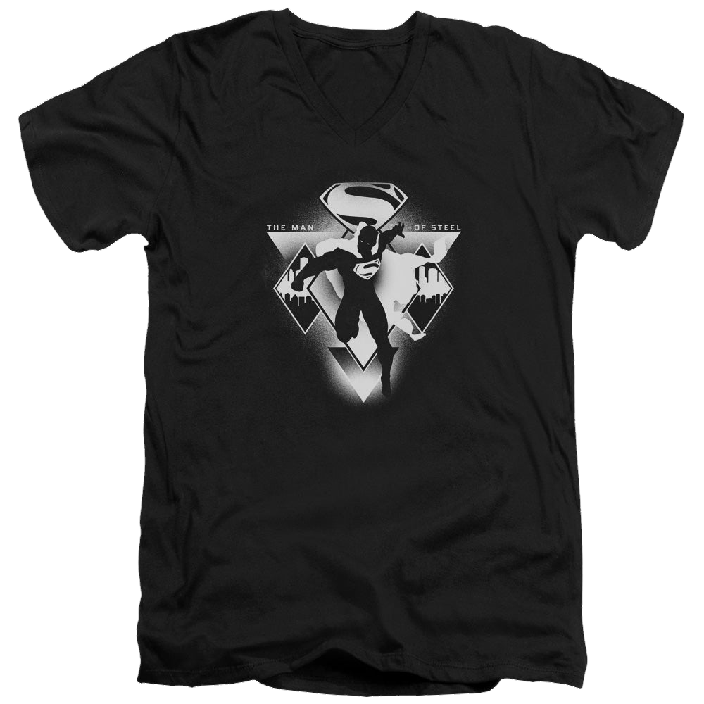 Batman v Superman Triple Diamond - Men's V-Neck T-Shirt Men's V-Neck T-Shirt Batman