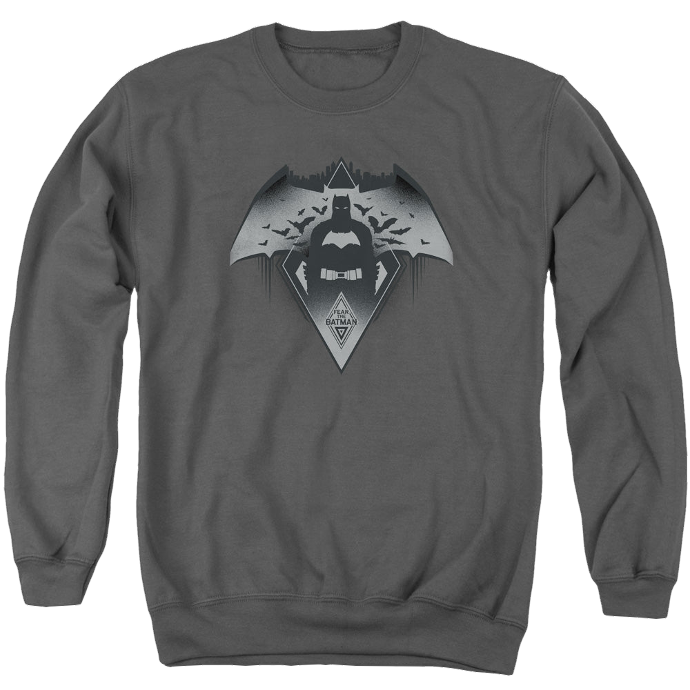 Batman v Superman Fear - Men's Crewneck Sweatshirt Men's Crewneck Sweatshirt Batman