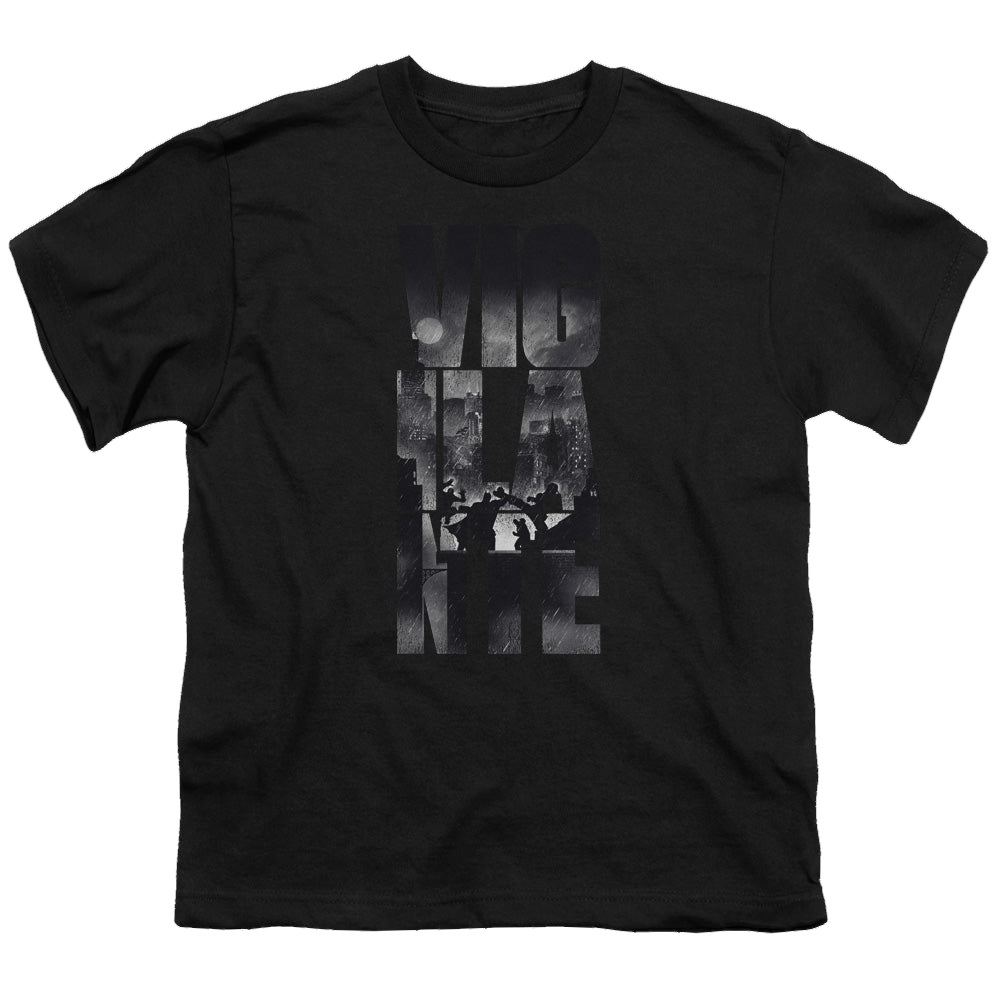 Batman v Superman Rainy Viglante - Youth T-Shirt Youth T-Shirt (Ages 8-12) Batman