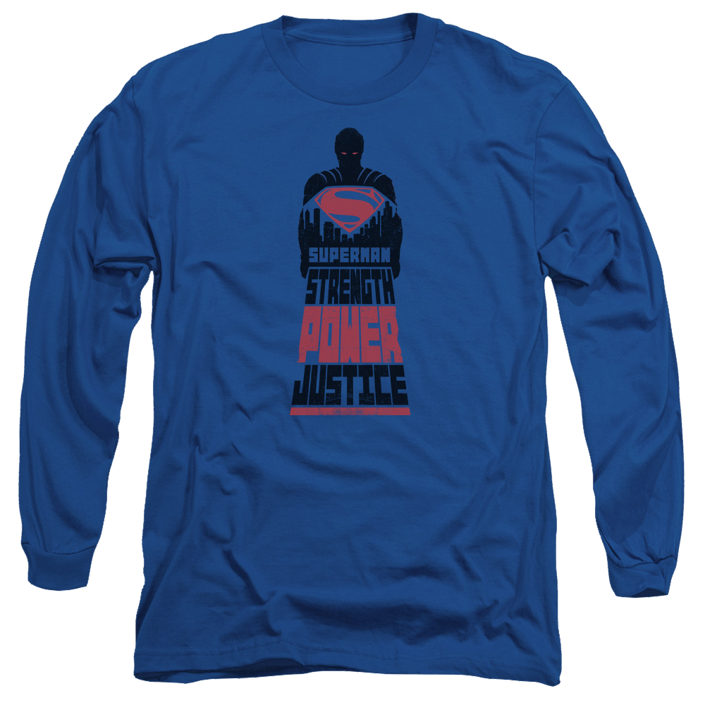 Batman v Superman Super Justice - Men's Long Sleeve T-Shirt Men's Long Sleeve T-Shirt Batman