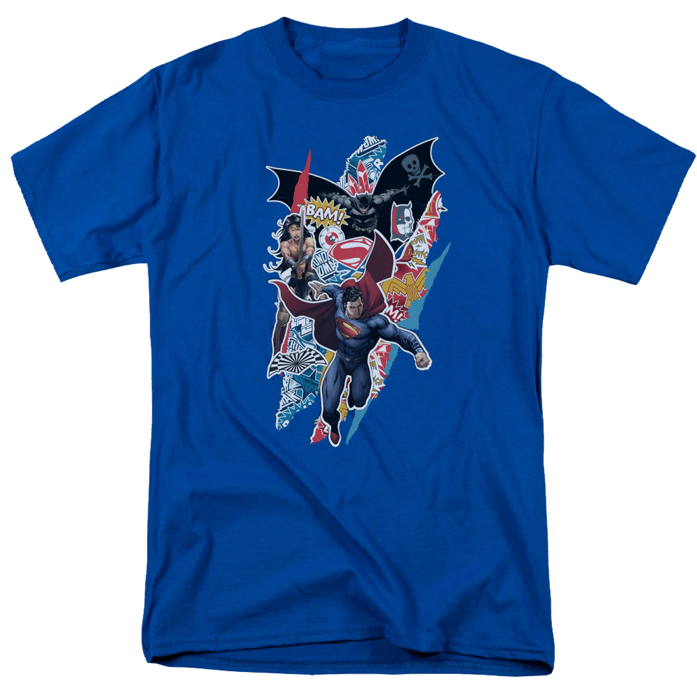Batman v Superman Batman V Superman Ripped Trio - Men's Regular Fit T-Shirt Men's Regular Fit T-Shirt Batman