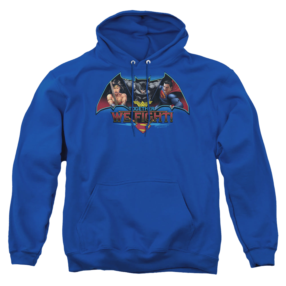 Batman v Superman Together We Fight - Pullover Hoodie Pullover Hoodie Batman