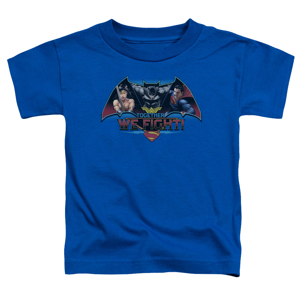 Batman v Superman Together We Fight - Kid's T-Shirt Kid's T-Shirt (Ages 4-7) Batman