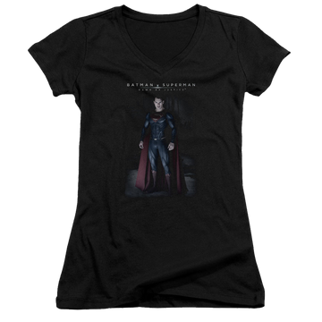 Batman v Superman Stand Tall - Juniors V-Neck T-Shirt Juniors V-Neck T-Shirt Batman