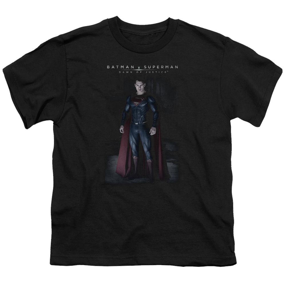Batman v Superman Stand Tall - Youth T-Shirt Youth T-Shirt (Ages 8-12) Batman