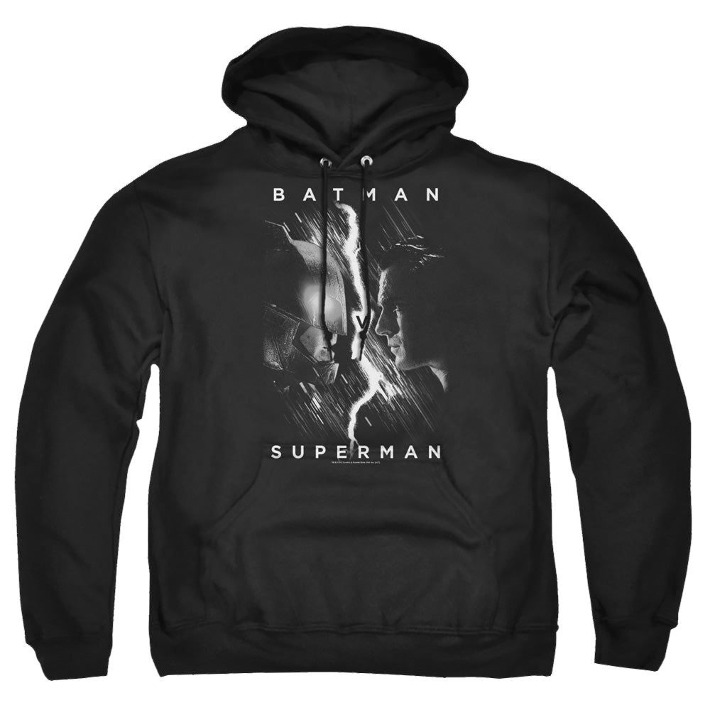 Batman v Superman Face To Face - Pullover Hoodie Pullover Hoodie Batman