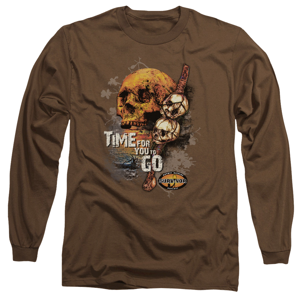 Survivor Time To Go - Men's Long Sleeve T-Shirt Men's Long Sleeve T-Shirt Survivor