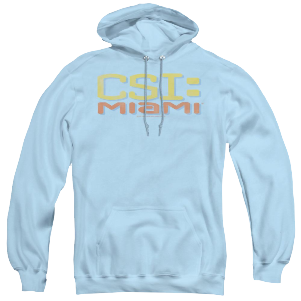 Csi Miami Logo Distressed - Pullover Hoodie Pullover Hoodie CSI