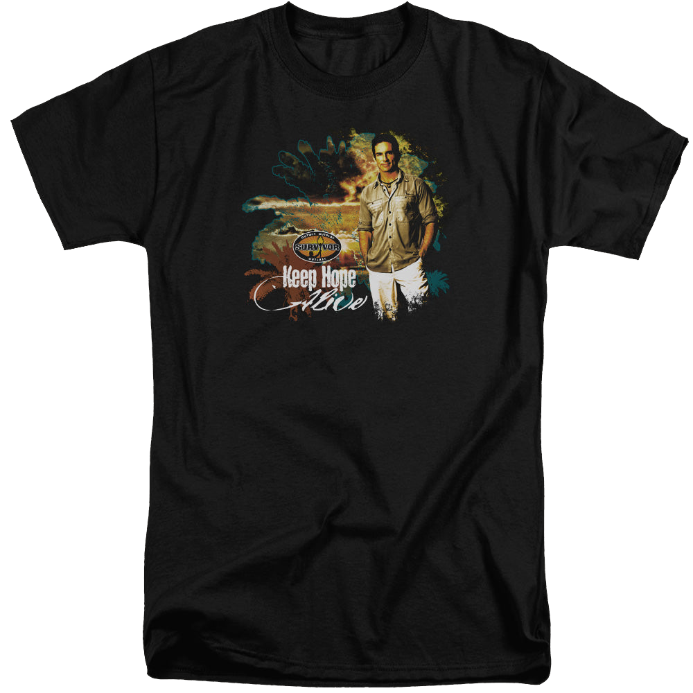 Survivor Keep Hope Alive - Men's Tall Fit T-Shirt Men's Tall Fit T-Shirt Survivor