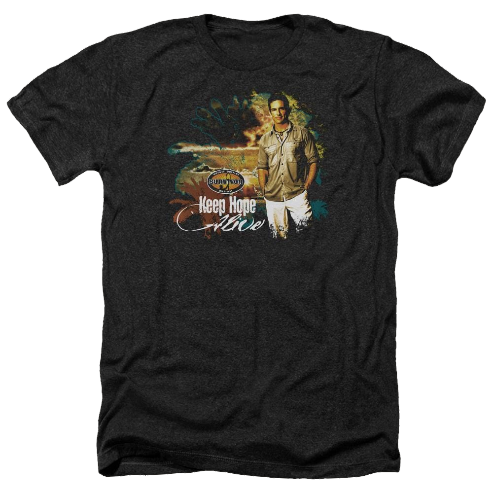 Survivor Keep Hope Alive - Men's Heather T-Shirt Men's Heather T-Shirt Survivor