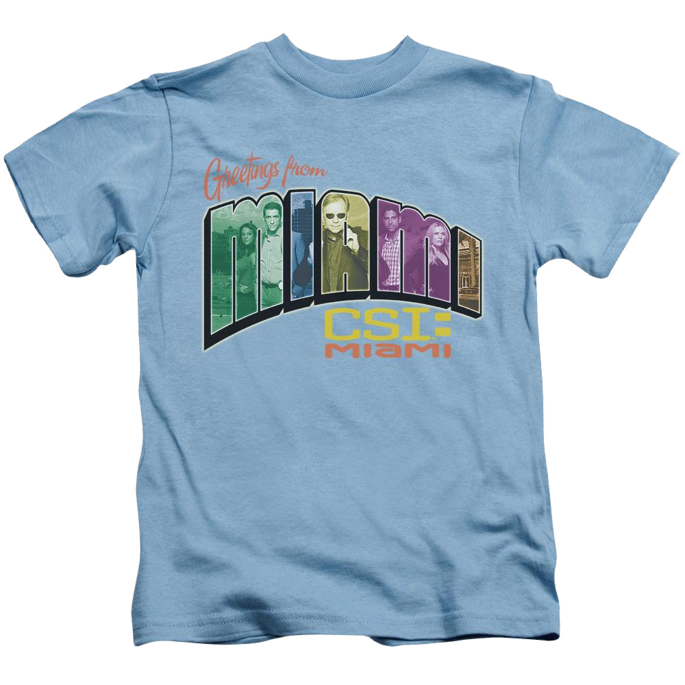 Csi Miami Greeting From Miami - Kid's T-Shirt Kid's T-Shirt (Ages 4-7) CSI
