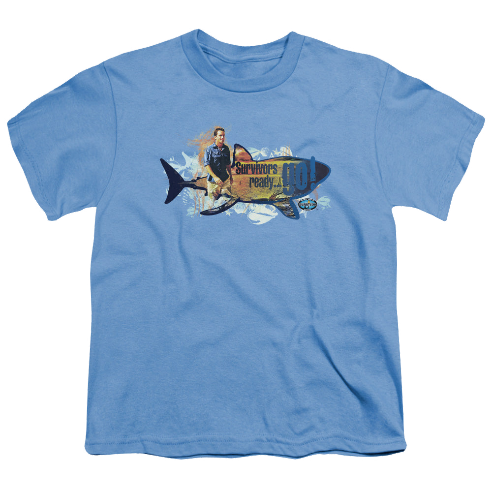 Survivor Ready Go - Youth T-Shirt Youth T-Shirt (Ages 8-12) Survivor