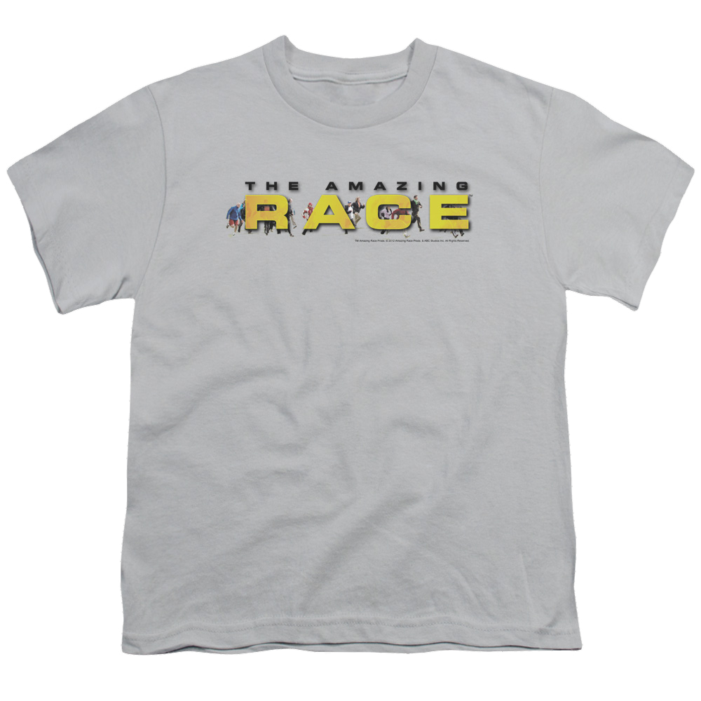 Amazing Race, The Running Logo - Youth T-Shirt Youth T-Shirt (Ages 8-12) The Amazing Race