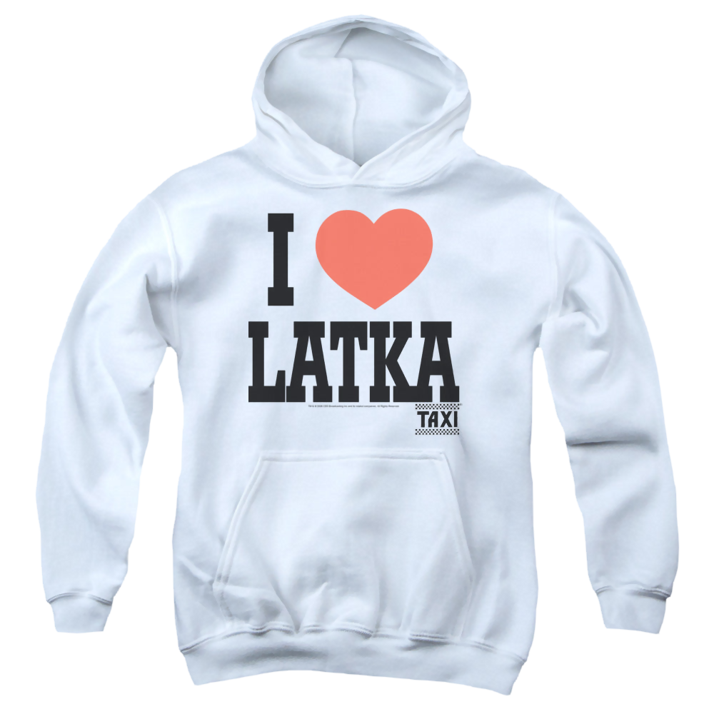 Taxi I Heart Latka - Youth Hoodie Youth Hoodie (Ages 8-12) Taxi