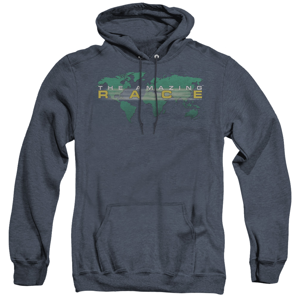 Amazing Race, The Around The World - Heather Pullover Hoodie Heather Pullover Hoodie The Amazing Race