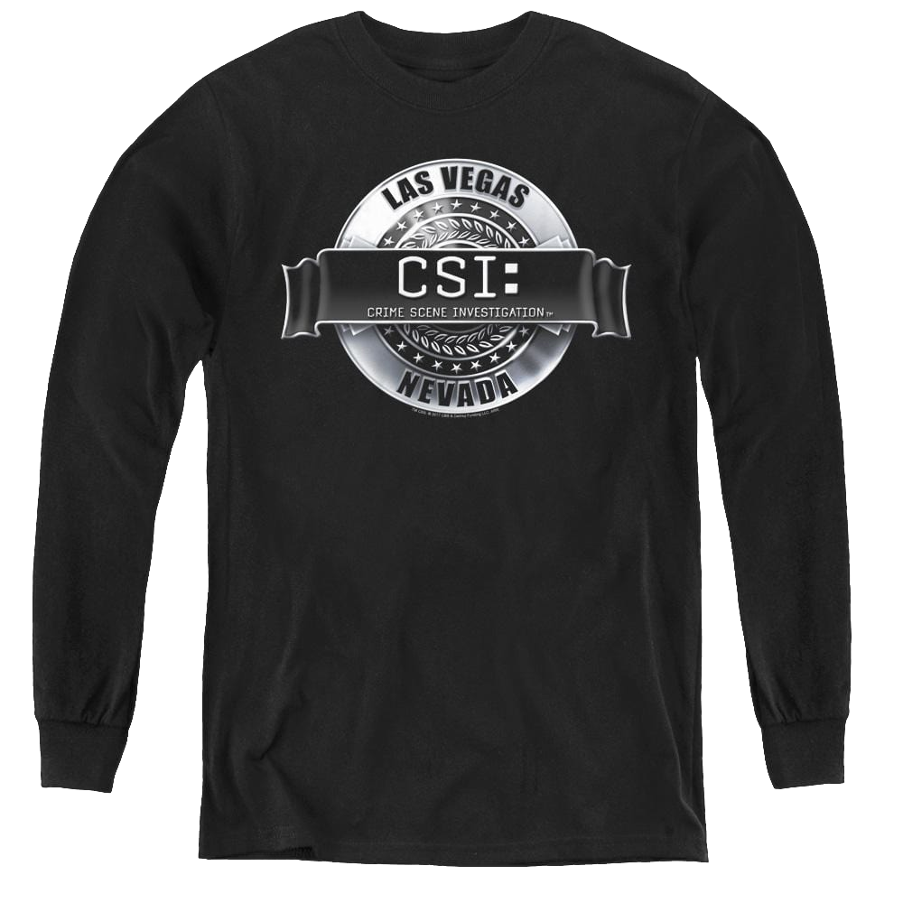 Csi Rendered Logo - Youth Long Sleeve T-Shirt Youth Long Sleeve T-Shirt CSI