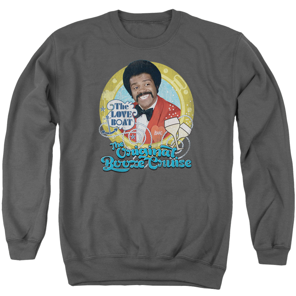 Love Boat, The Original Booze Cruise - Men's Crewneck Sweatshirt Men's Crewneck Sweatshirt The Love Boat